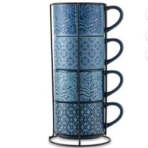 Thyme & Table Coffee Tea Set, 4 Mugs